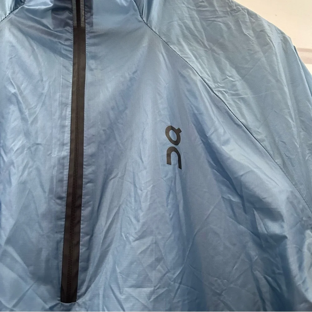 ON Men's Zero Jacket Stellar | Black windproof water resistant men size large